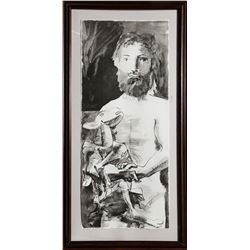 Pablo Picasso, Etude pour l'Homme au Mouton, Lithograph