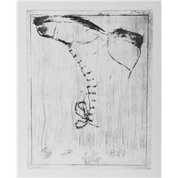 Donald Saff, Boot, Etching