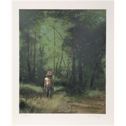 Adolf Sehring, Summer Woods, Lithograph