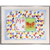 Image 1 : Joe Tilson, Conjunction, Fritallary, Mela, Woodcut with Screenprint
