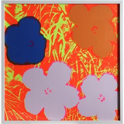 Andy Warhol, Flowers, Serigraph, stamped in blue verso