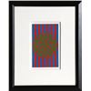 Image 1 : Robert Indiana, New Glory Banner from Banner, Silkscreen on Card Stock