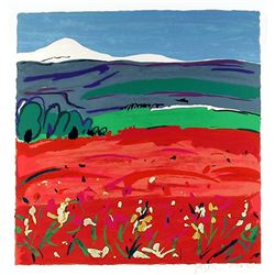 Amos Yaskil, Spring Blossoms, Lithograph