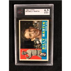 1960 TOPPS #173 BILLY MARTIN (6.5 ENM+) KSA