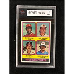 1976 TOPPS #589 ROOKIE PITCHERS (9 MINT) KSA