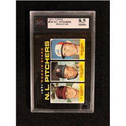 1971 TOPPS #747 N.L PITCHERS ROOKIE STARS (8.5 NMM+) KSA