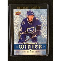 2017-18 Upper Deck Winter Brock Boeser Rookie Card VANCOUVER CANUCKS