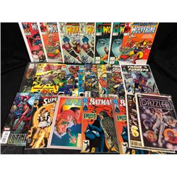 DC & MARVEL COMIC BOOK LOT (WOLVERINE, BATMAN & MORE)
