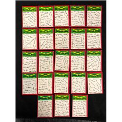1973 TEAM CHECKLISTS BASEBALL TRADING CARDS LOT