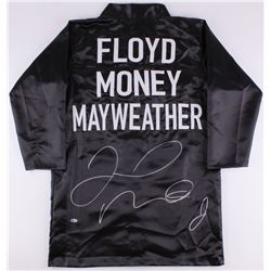Floyd Mayweather Jr. Signed Boxing Robe (Beckett COA)