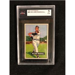1951 BOWMAN #98 WILLARD MARSHALL (5 EX) KSA