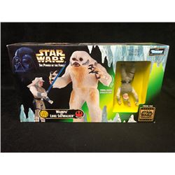 STAR WARS  THE POWER OF THE FORCE   WAMPA & LUKE SKYWALKER ACTION FIGURES IN BOX