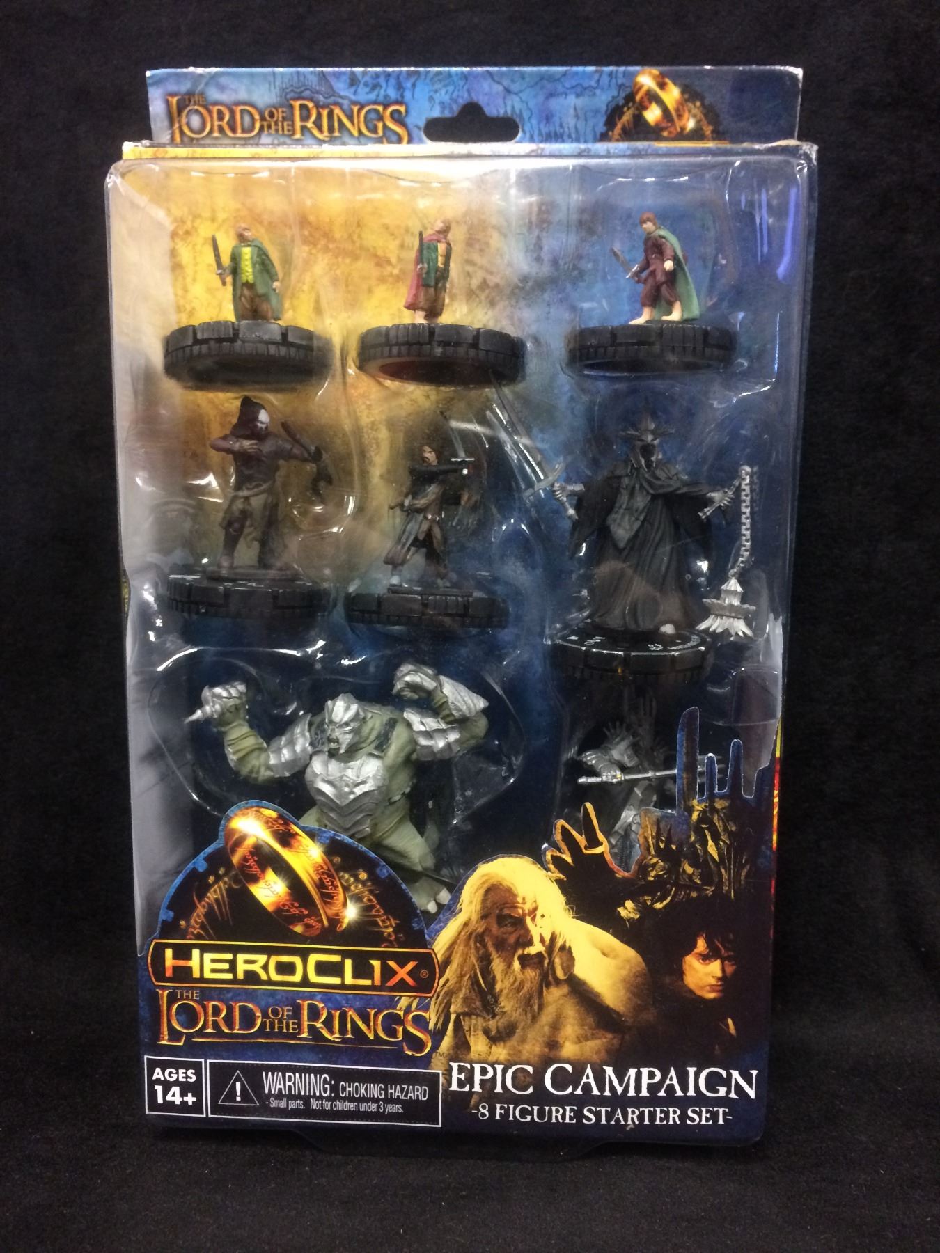 Lord of the Rings Heroclix Starter Set 8 Figures WizKids 016193 B005N3LE5E