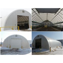 FEATURE: 38FT X 80FT QUONSET WITH OVERHEAD DOOR