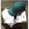 Image 1 : BOX OF BUMPER HATS, HARD HATS AND SAFETY GLASSES