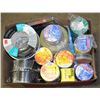 Image 1 : BOX OF ASSORTED INSULATING TAPE, DUCT TAPE, AND