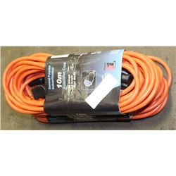 LOT OF 3- 10 METER INDOOR/OUTDOOR EXTENSION CORDS