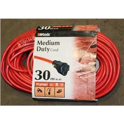 WOODS 30 METER MEDIUM DUTY EXTENSION CORD