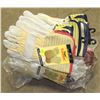 Image 1 : 12 PAIRS OF ASSORTED CONDOR LEATHER WORK GLOVES