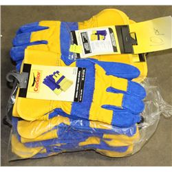 9 PAIRS OF CONDOR LINED WORK GLOVES