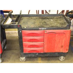 RUBBERMAID TRADEMASTER ROLLING ENCLOSED CART