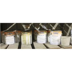 17 CANS OF ASSORTED DEVOE ENAMELS AND EPOXY