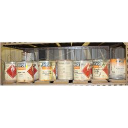 26 CANS OF ASSORTED DEVOE CONVERTERS AND ZINC