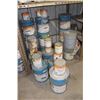 Image 1 : 16 PAILS AND 11 CANS OF ASSORTED DEVOE PAINTS AND
