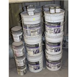 12 PAILS OF CLOVERDALE HIGH PERFORMANCE ENAMEL