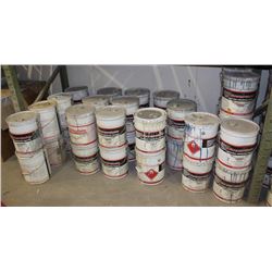 36 PAILS OF CLOVERDALE INDUSTRIAL ENAMEL COATINGS