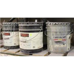 8 PAILS OF RUST-OLEUM ENAMEL PAINTS