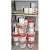 Image 1 : 22 PAILS AND 11 CANS OF CARBOLINE BASE AND