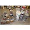 Image 1 : LOT OF ASSORTED PAINTS WIRE AND HARDWARE