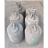 Image 1 : LOT OF 6 EXPLOSION RESISTANT METAL JUGS
