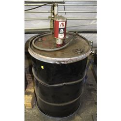 MOSTLY FULL 400LB BARREL OF REDTAC GREASE 2 WITH