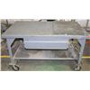 Image 1 : METAL WORKBENCH ON CASTORS 60" X 36" X 34"