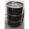 Image 1 : EMPTY 50 GALLON DRUM WITH ROLLING BASE