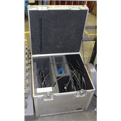 HARD PROTECTIVE CASE WITH FOAM INSERTS AND VARIOUS