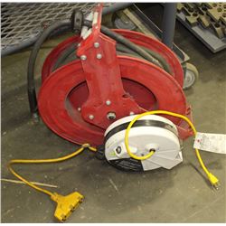 COMBINATION EXTENSION AND AIR HOSE REEL