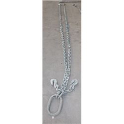 15FT DOUBLE 5/8" OVERHEAD CRANE CHAIN