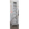 Image 1 : 8FT DOUBLE SIDED METAL LADDER