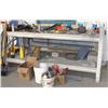 Image 1 : METAL 2 TIER WORK BENCH 96" X 41" X 48"