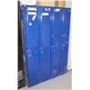 Image 1 : 4 BLUE LOCKERS 48" X 18" X 72"