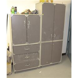 GREY 3 PC CABINET SET