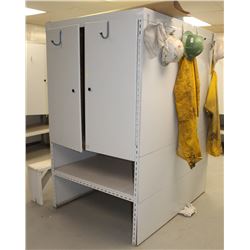 DOUBLE SIDED STORAGE LOCKER