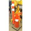 Image 1 : LOT OF ASSORTED SAFETY POST AND REFLECTIVE PYLONS