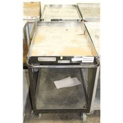 LOT OF 2 ROLLING CARTS APPROX. 36" X 24" X 36"