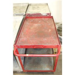 LOT OF 2 ROLLING CARTS APPROX. 36" X 24" X 36"