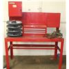 Image 1 : WORK BENCH WITH WESTWARD CABINET AND TOOLBOX