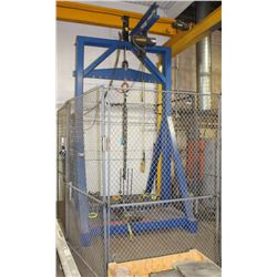 25,000LB PULL TESTER WITH ACCESSORIES AND GUARD
